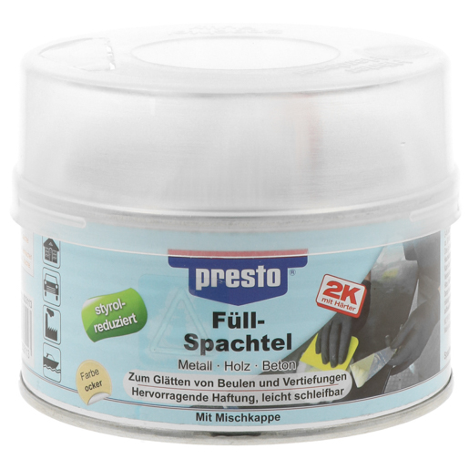 prestolith plastic Füll-und Ziehspachtel 833113 ocker 500 gr